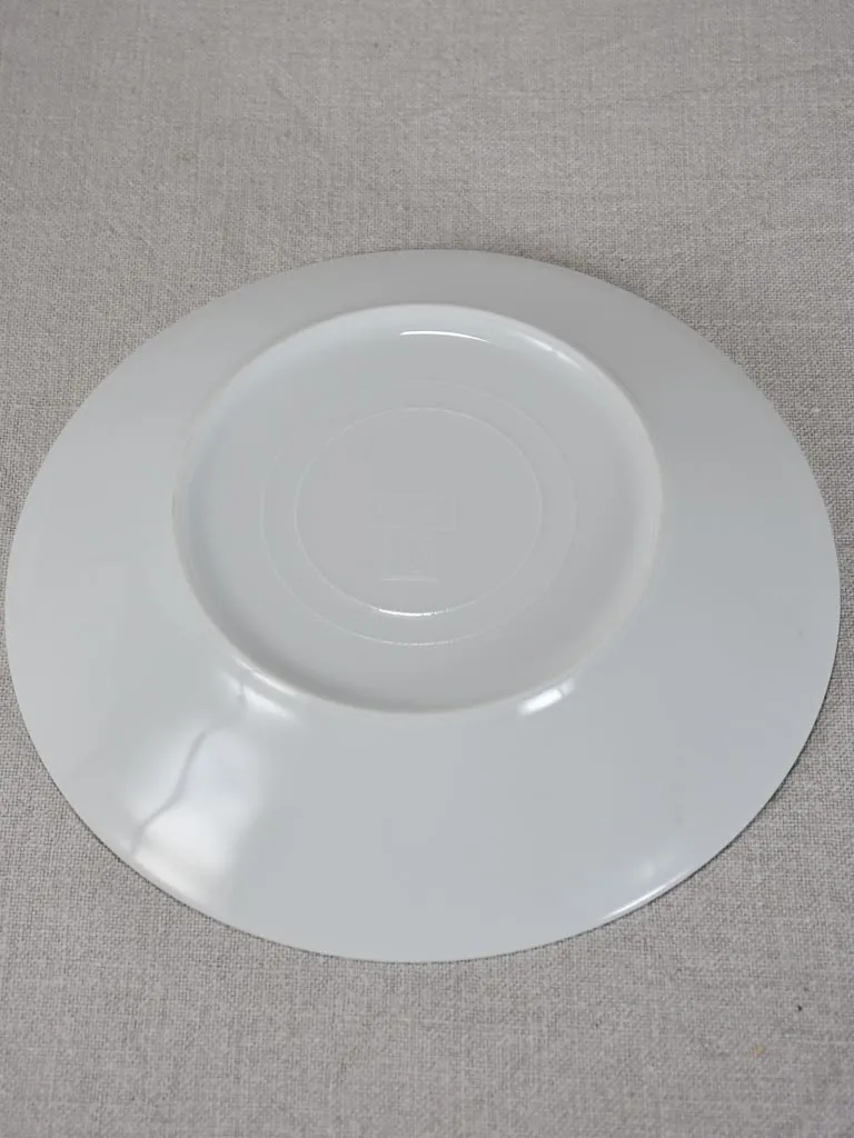 Set of ten superb vintage Bernardaud Limoges bowls - white Naxos 9"